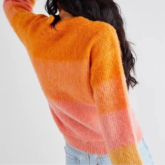 Free People Autumn Sky Fuzzy Sweater | Size Small - Picture 2 of 16